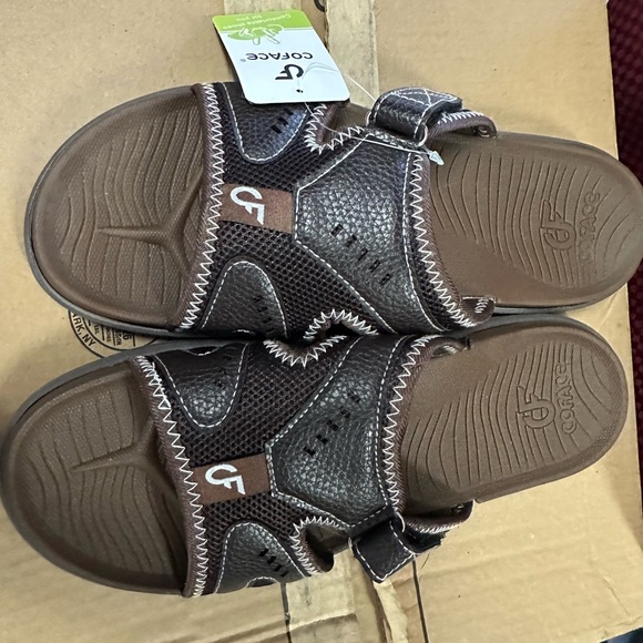 ‼️$10 - COFACE mens sport sandals SIZE US 12 NWT - Picture 2 of 9